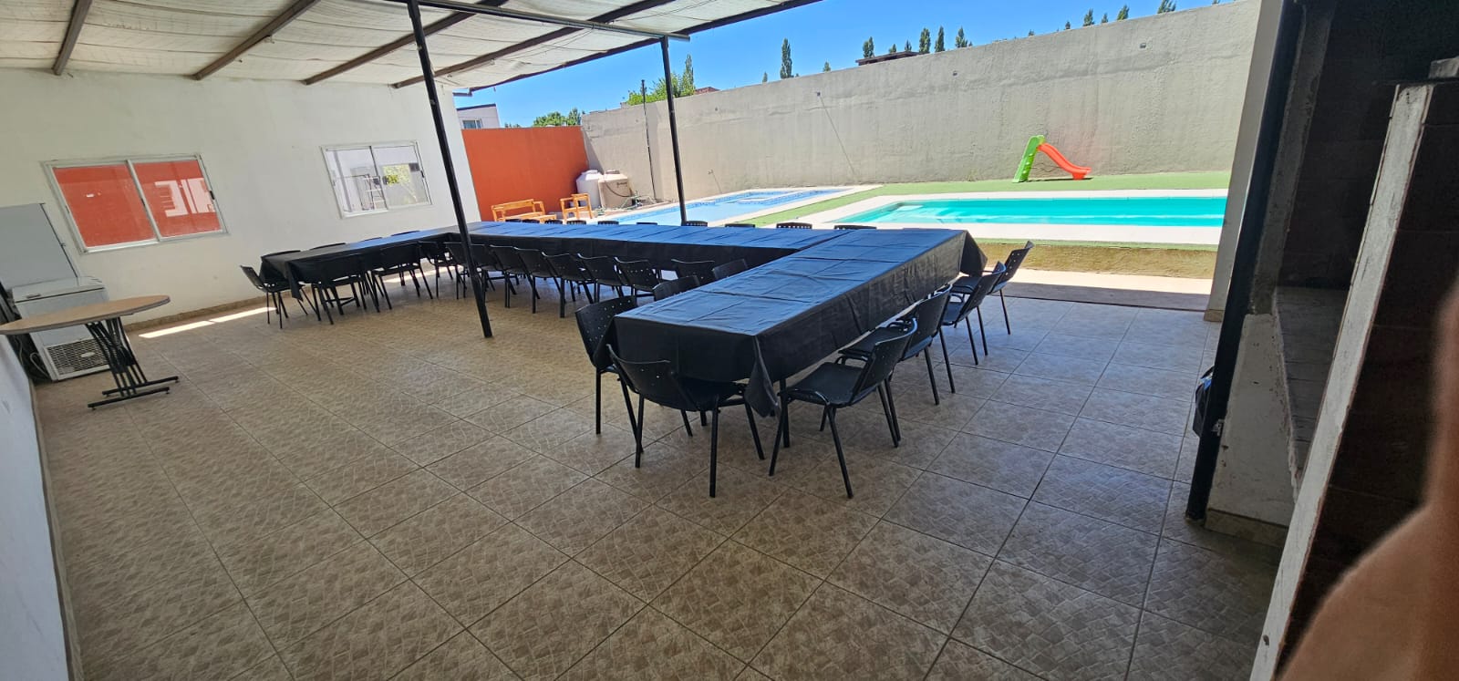 Sector de eventos en Complejo Neuquen